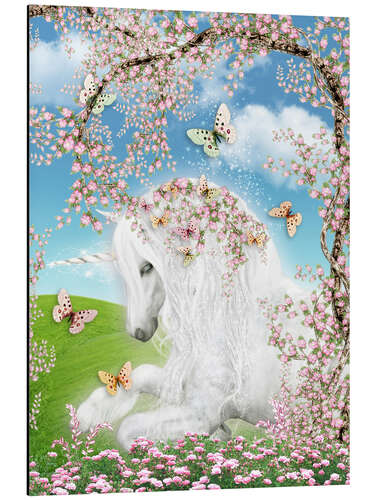 Aluminium print Dreamy unicorn