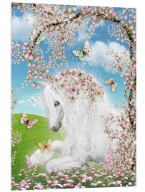 Foam board print Dreamy unicorn