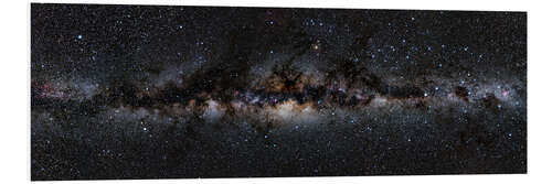 Foam board print Milky way panorama