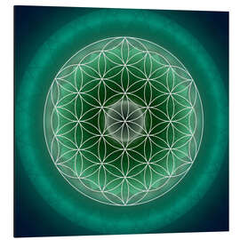 Magnettafel Blume des Lebens 11