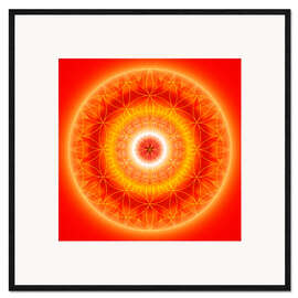 Framed art print Flower of Life 7