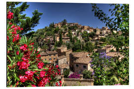 Magnettafel Mallorca Deia Frühling