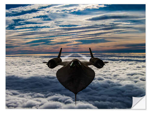 Wall sticker SR71 smokin'