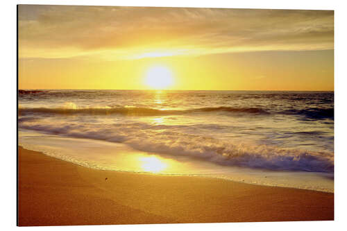 Aluminium print La Jolla Shore in the evening light