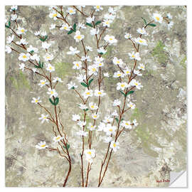 Wandsticker Birnen-Blüten I