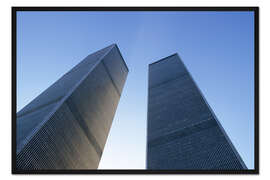 Gerahmter Kunstdruck Twin Towers des WTC