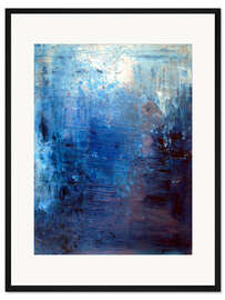 Gerahmter Kunstdruck deepblue