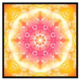 Gerahmter Kunstdruck Mandala - Anerkennung