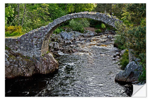 Wandsticker Schottland Carrbridge