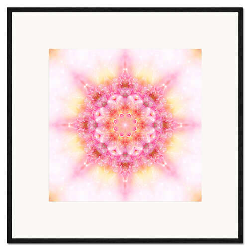 Impression artistique encadrée Mandala, du temps pour soi