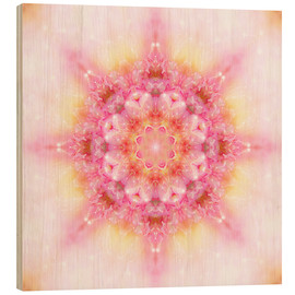 Tableau en bois  Mandala, du temps pour soi - Dolphins DreamDesign