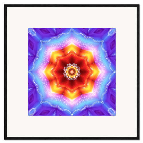 Framed art print Mandala - Mother Earth