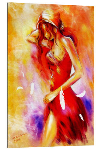 Galleriprint Woman in red dress