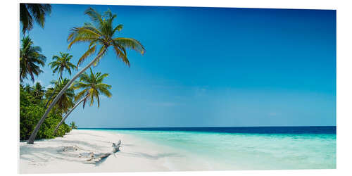 PVC print Maldives paradise view