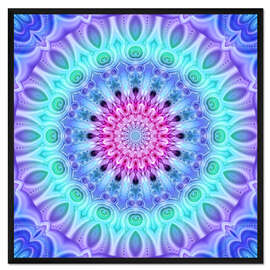 Gerahmter Kunstdruck Mandala Sensibiliät