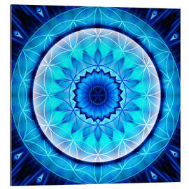 Gallery print Mandala honesty with flower of Life