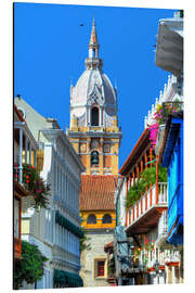 Magnettafel Kirche in Cartagena, Kolumbien