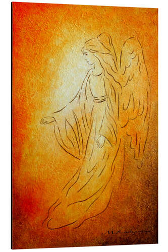 Aluminium print Angel of healing