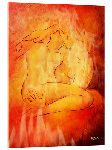 Gallery print Flaming erotic - lovers