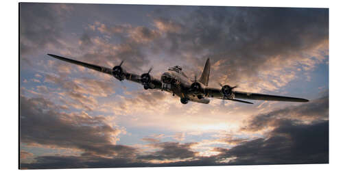 Tableau en aluminium La forteresse volante