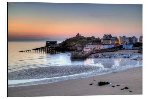 Quadro em alumínio Porto de Tenby