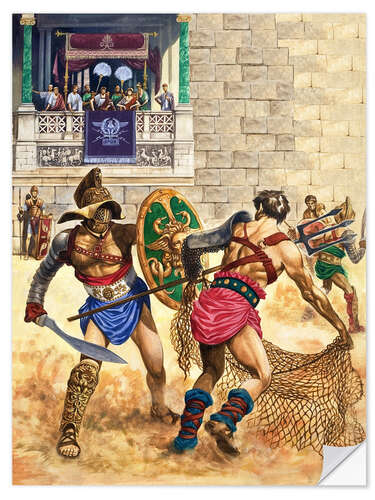 Selvklebende plakat Gladiators