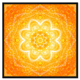 Gerahmter Kunstdruck Mandala - Du bist gesegnet