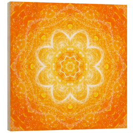 Tableau en bois  Mandala, la bénédiction - Dolphins DreamDesign