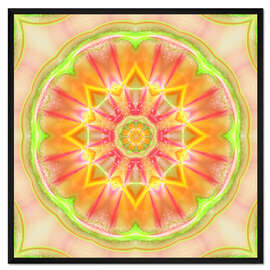 Gerahmter Kunstdruck Mandala - Erfolg