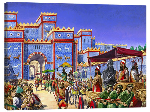 Leinwandbild Neujahr in Babylon