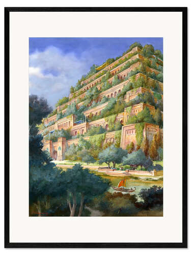 Framed art print Hanging Gardens of Babylon