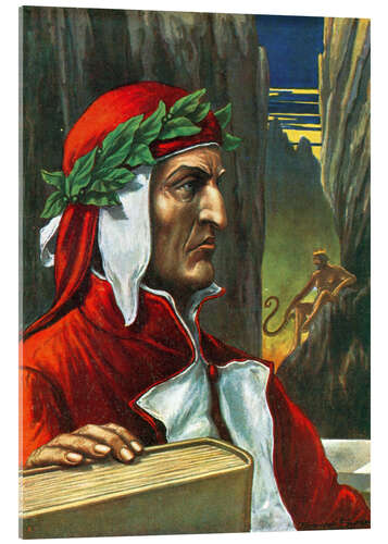 Acrylglasbild Dante Alighieri