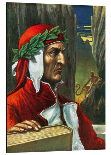 Aluminium print Dante Alighieri