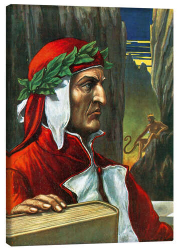 Leinwandbild Dante Alighieri