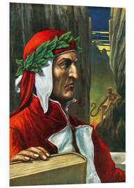 Foam board print Dante Alighieri