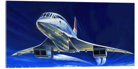 Akryylilasitaulu  Concorde - Wilf Hardy