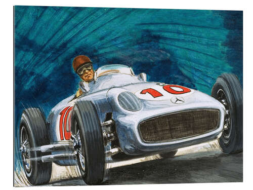 Gallery Print Juan Manuel Fangio fährt Mercedes-Benz