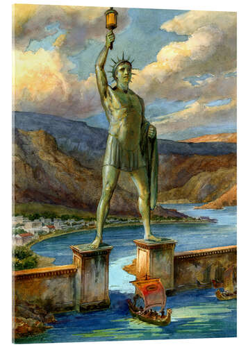 Acrylic print The Colossus of Rhodes