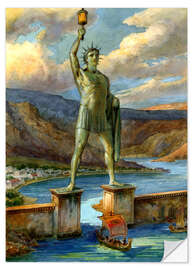 Selvklebende plakat Colossus of Rhodes