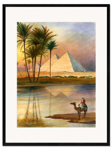 Impression artistique encadrée Pyramide de Khéops