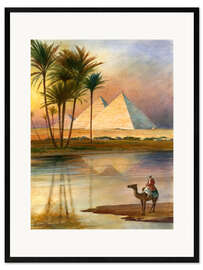 Plakat artystyczny premium w ramie The Great Pyramid of Giizeh