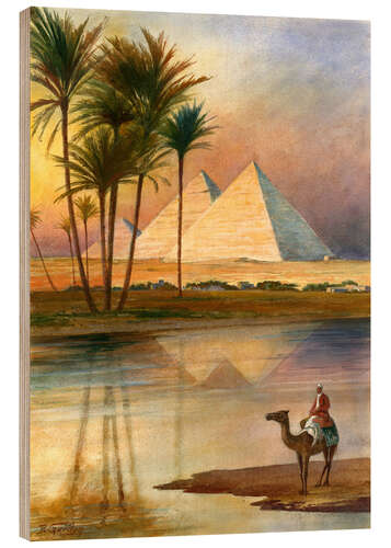 Trätavla The Great Pyramid of Giizeh