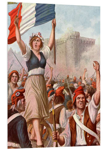 PVC print French Revolution - Taking the Bastille