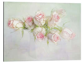 Magnettafel pretty pink roses