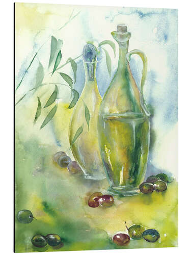 Aluminium print Olive Oil