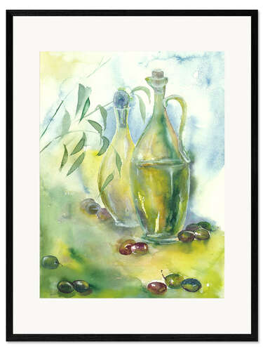 Impresión de arte enmarcada Olive Oil