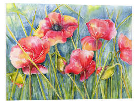 Foam board print Poppys