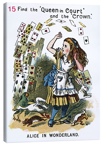 Stampa su tela Alice in Wonderland, page 15