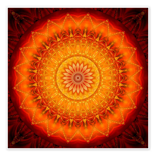 Poster Mandala Energie 1