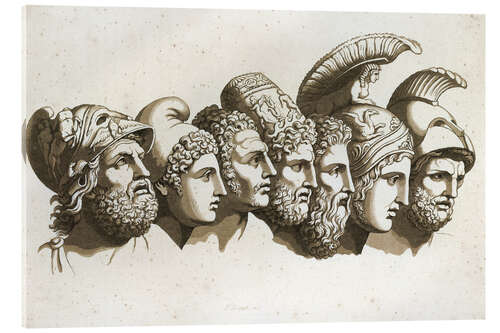 Acrylic print The Heroes of the Trojan War